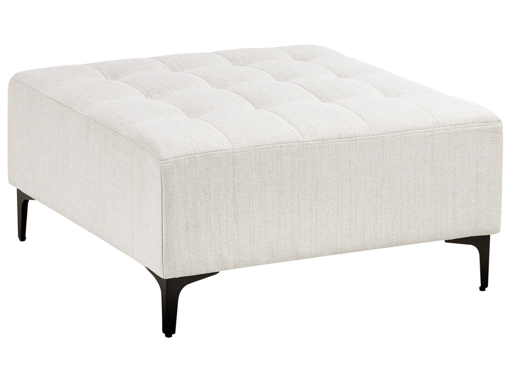  Ottoman ABERDEEN Fabric Off-White