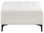  Ottoman ABERDEEN Fabric Off-White