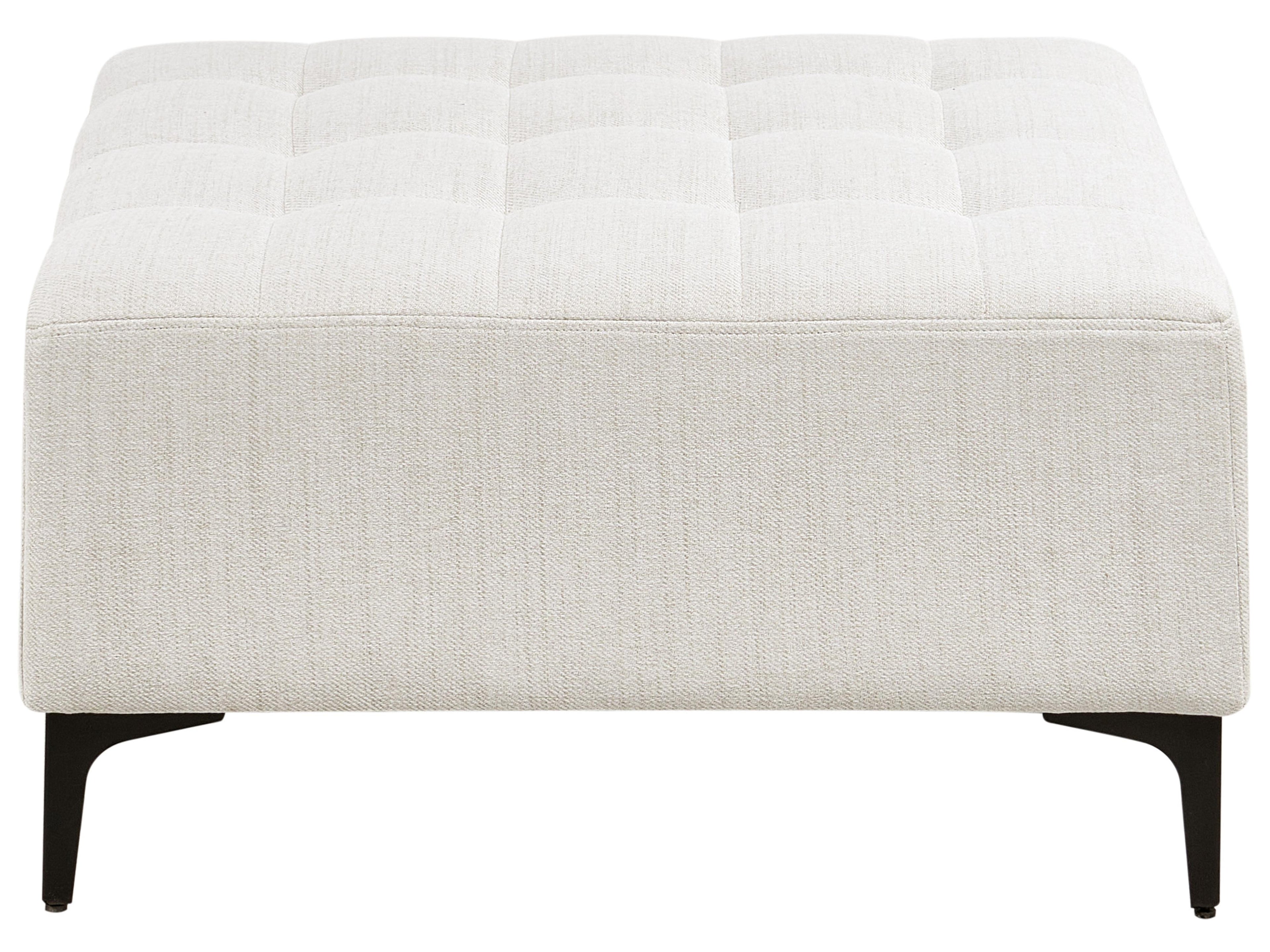 Ottoman ABERDEEN Fabric Off-White