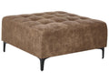  Ottoman ABERDEEN Faux Leather Brown