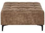  Ottoman ABERDEEN Faux Leather Brown