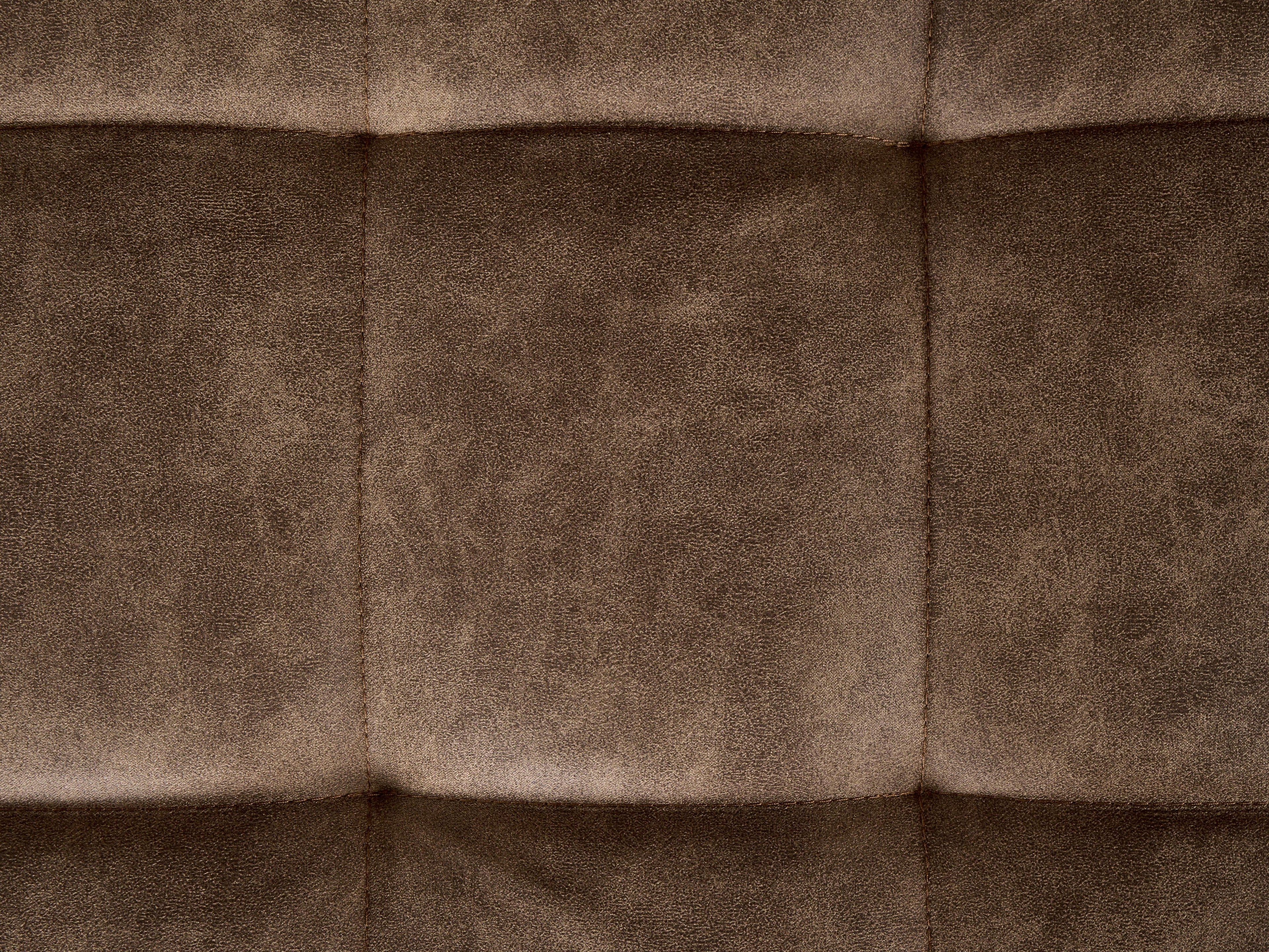  Ottoman ABERDEEN Faux Leather Brown