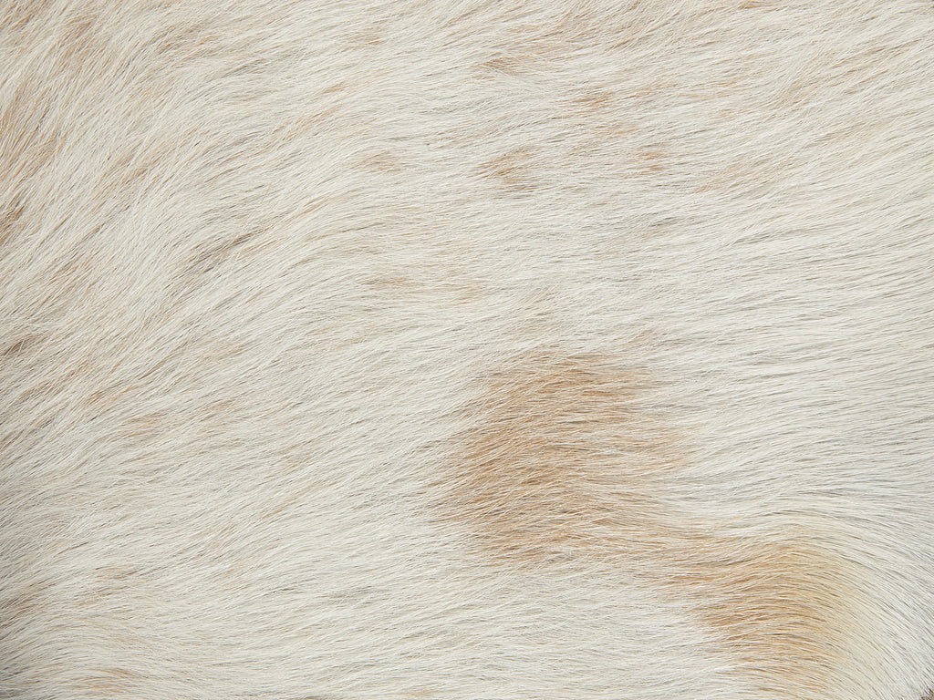 Footstool KENT Leather Golden Brown