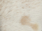  Footstool KENT Leather Golden Brown