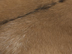  Footstool DALTON Leather Brown