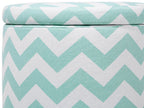  Storage Pouffe TUNICA Cotton Mint Green