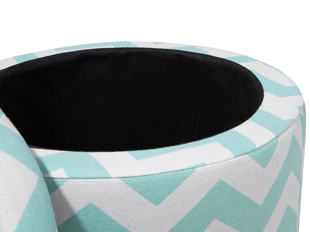  Storage Pouffe TUNICA Cotton Mint Green