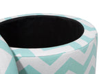  Storage Pouffe TUNICA Cotton Mint Green
