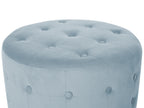  Pouffe TAMPA Velvet Light Grey