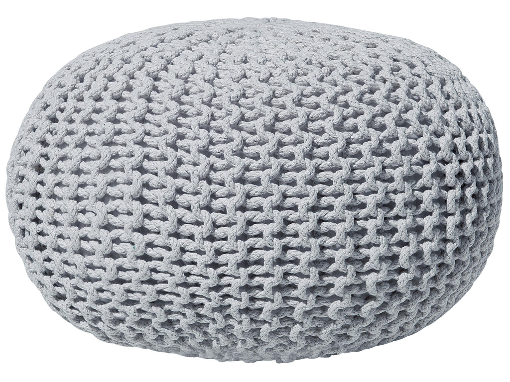  Pouffe CONRAD Cotton Light Grey