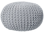  Pouffe CONRAD Cotton Light Grey