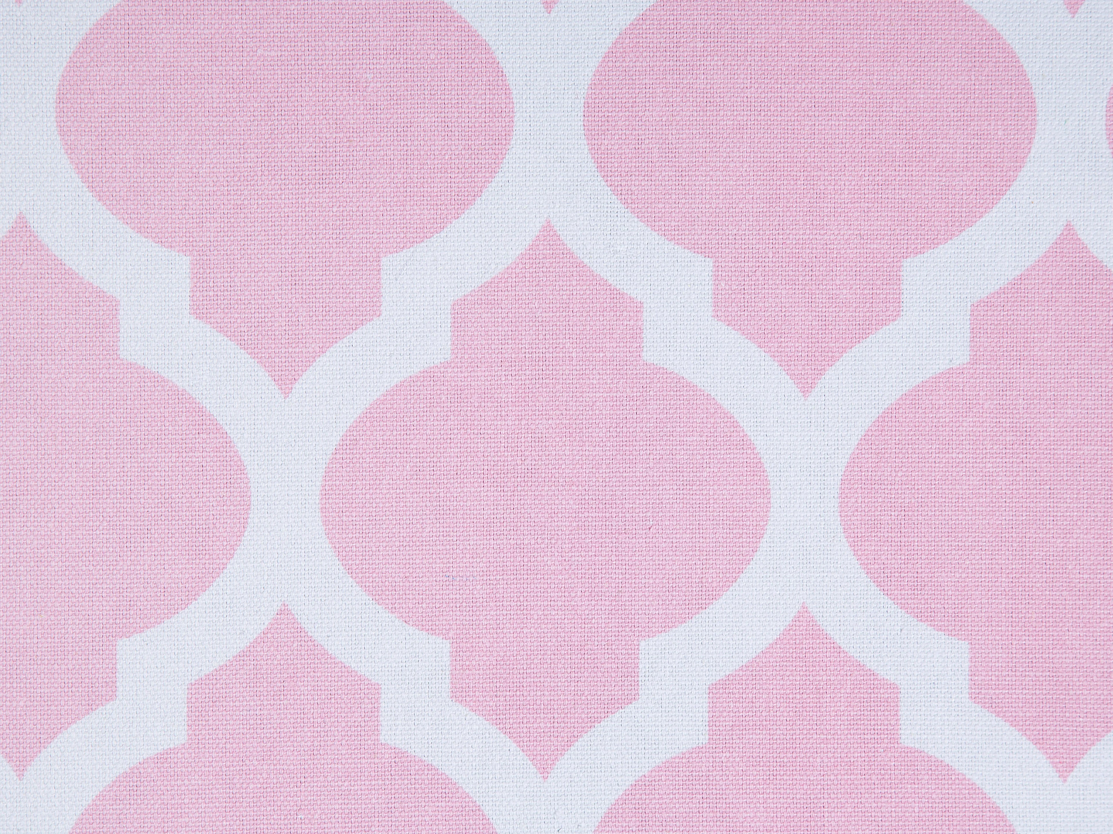  Storage Pouffe TUNICA Cotton Pink
