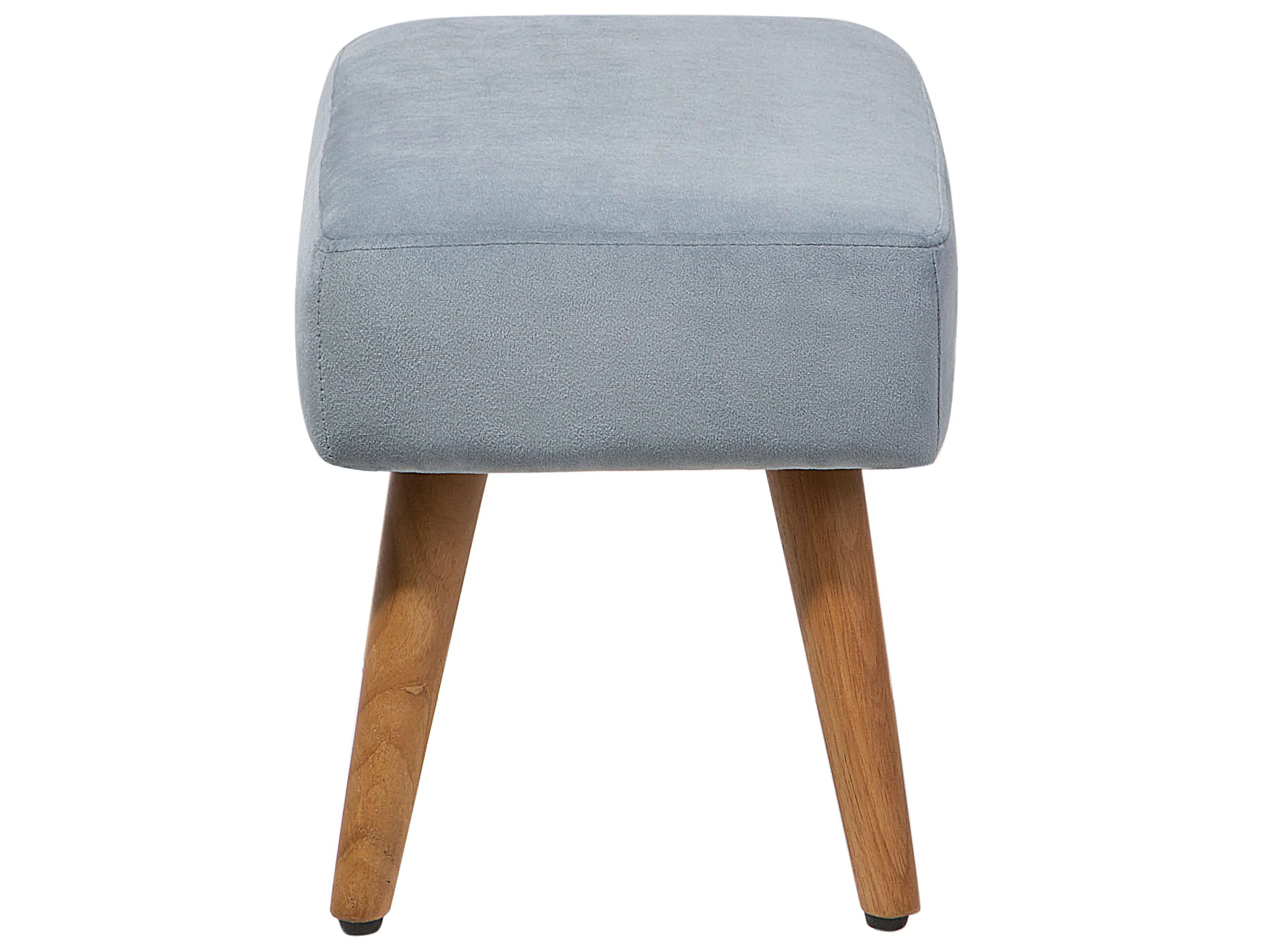  Footstool TAKOMA Velvet Grey