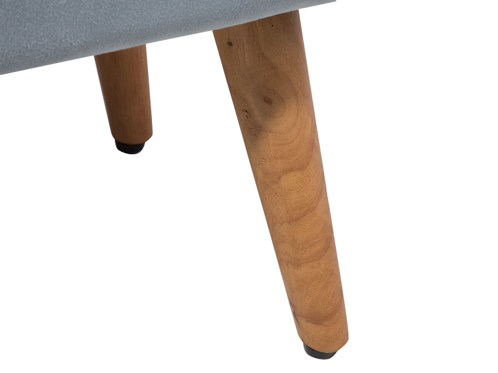  Footstool TAKOMA Velvet Grey