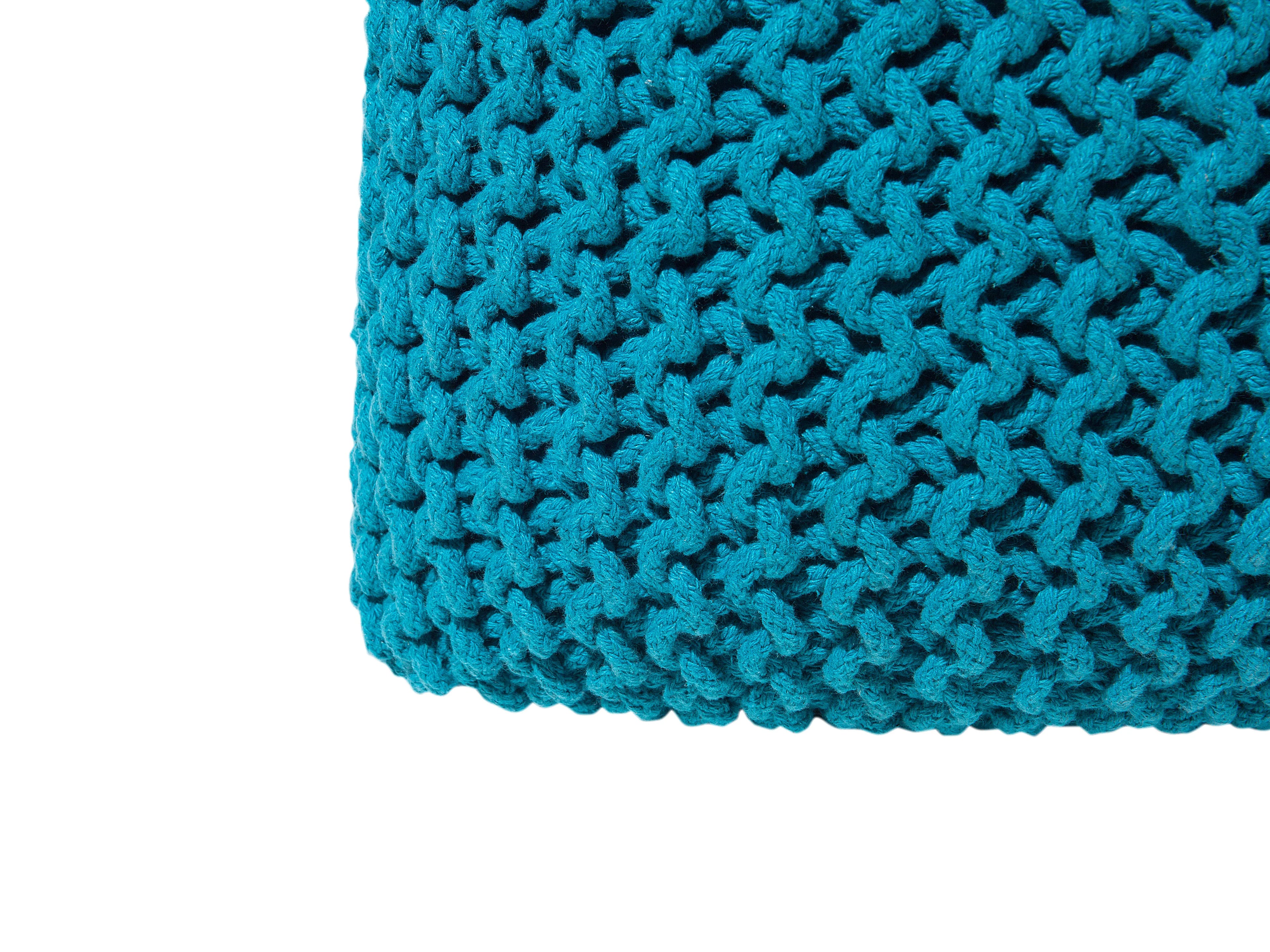  Pouffe CONRAD Cotton Sea Blue