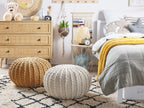  Pouffe CONRAD Cotton Mustard