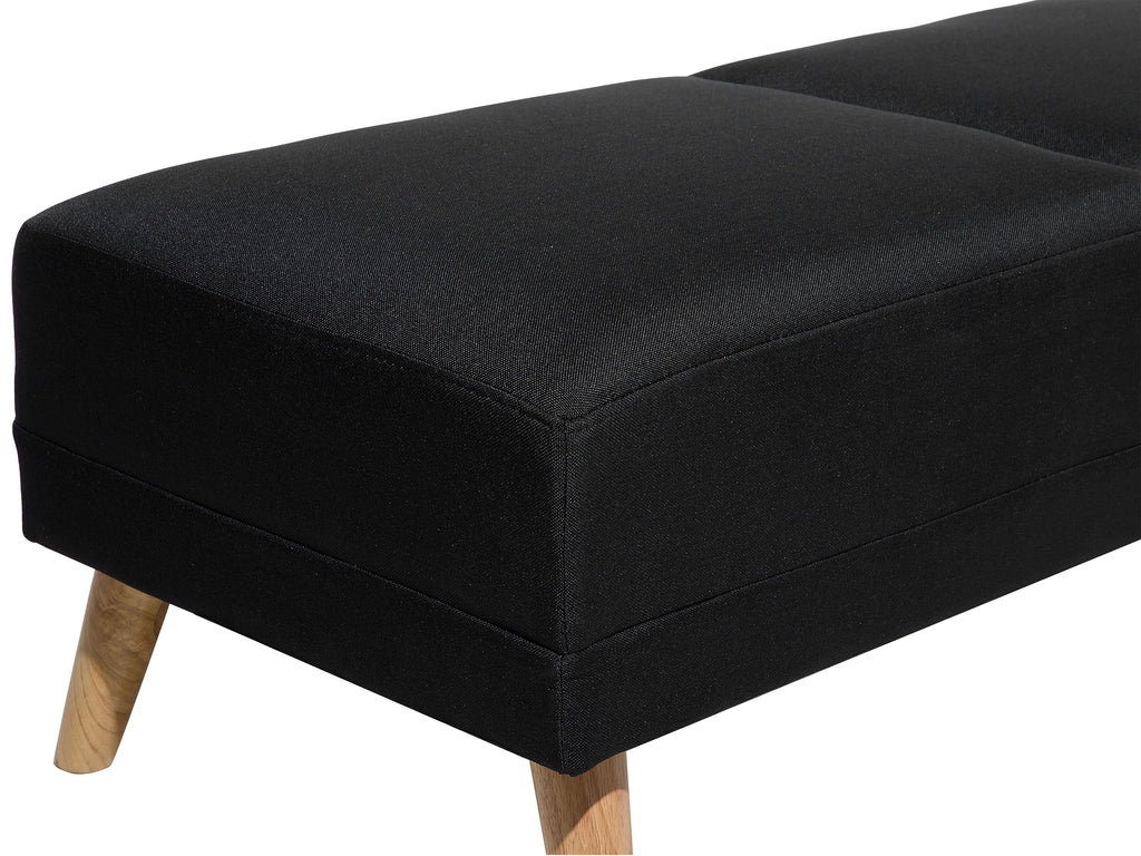  Ottoman FLORLI Fabric Black