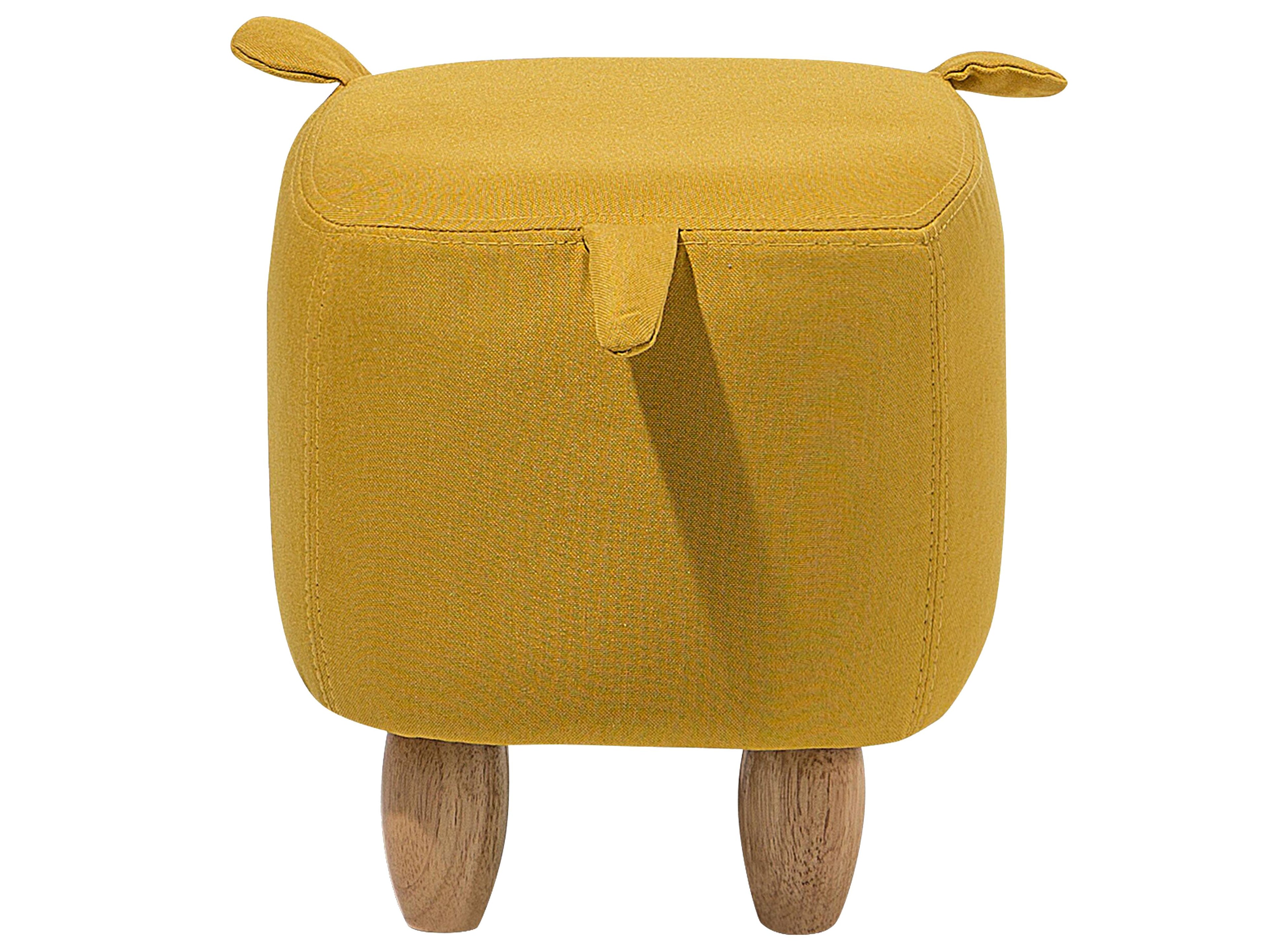  Animal Stool PIGGY Fabric Yellow Pig