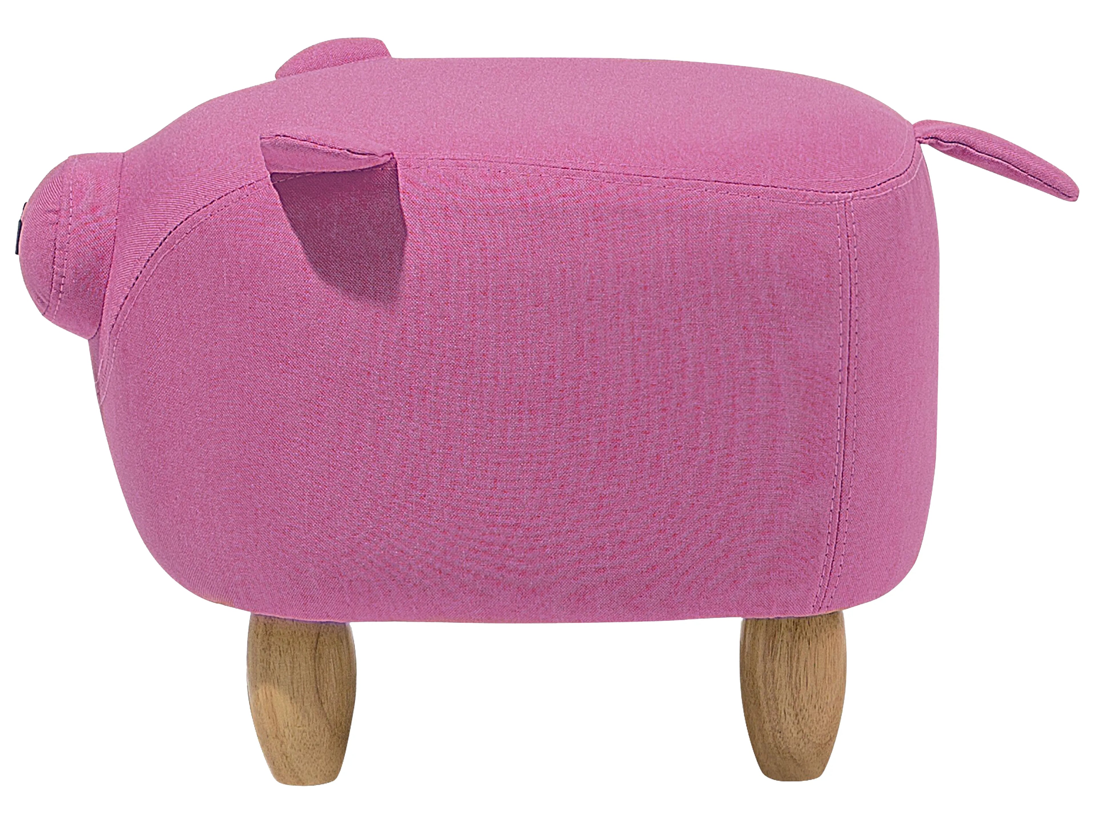  Animal Stool PIGGY Fabric Pink Pig
