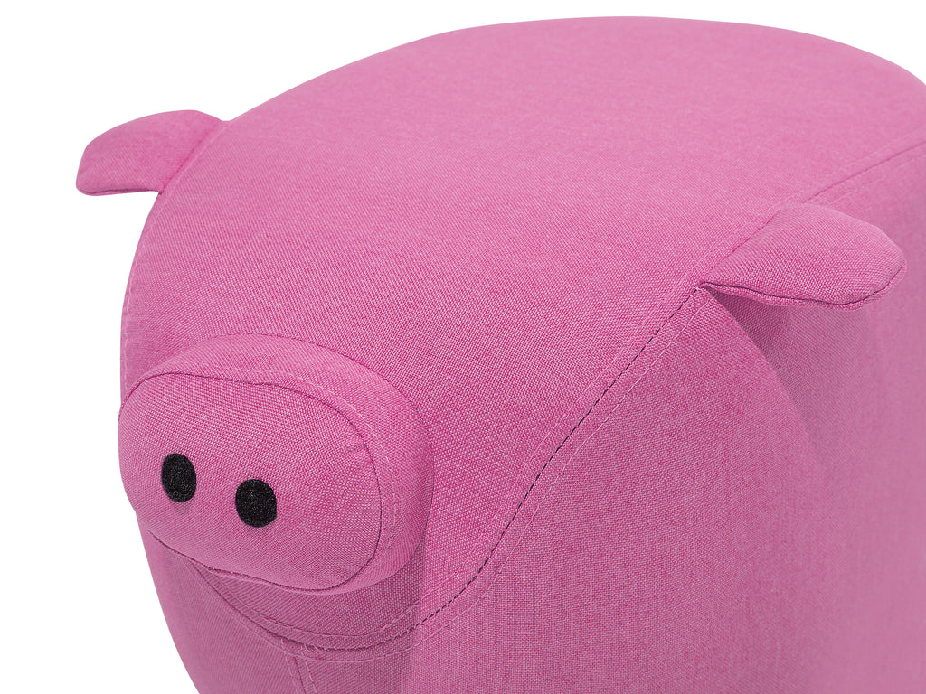  Animal Stool PIGGY Fabric Pink Pig