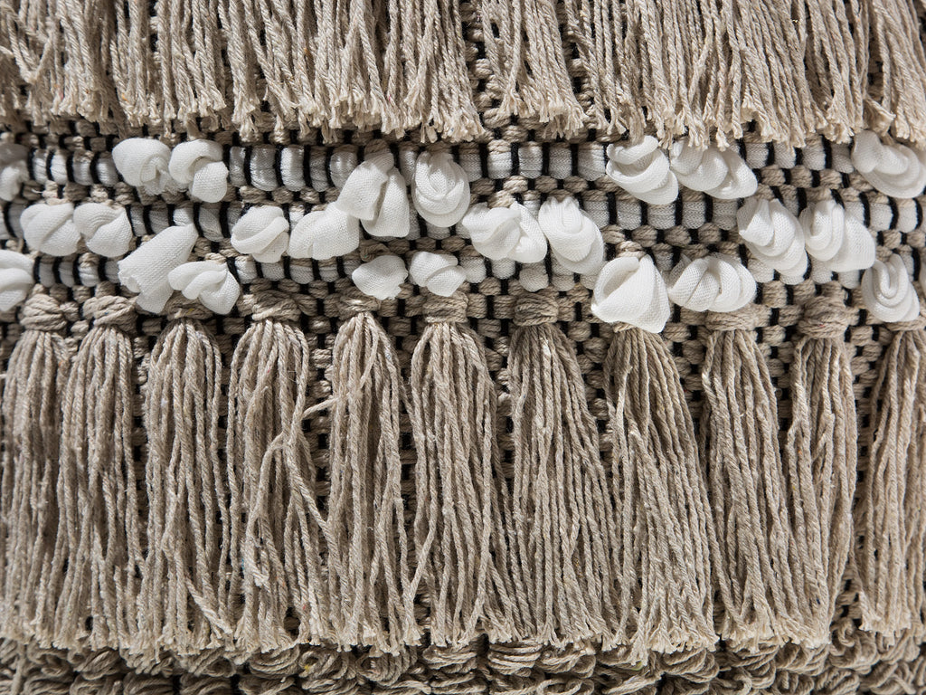  Pouffe NOIDA Cotton Beige