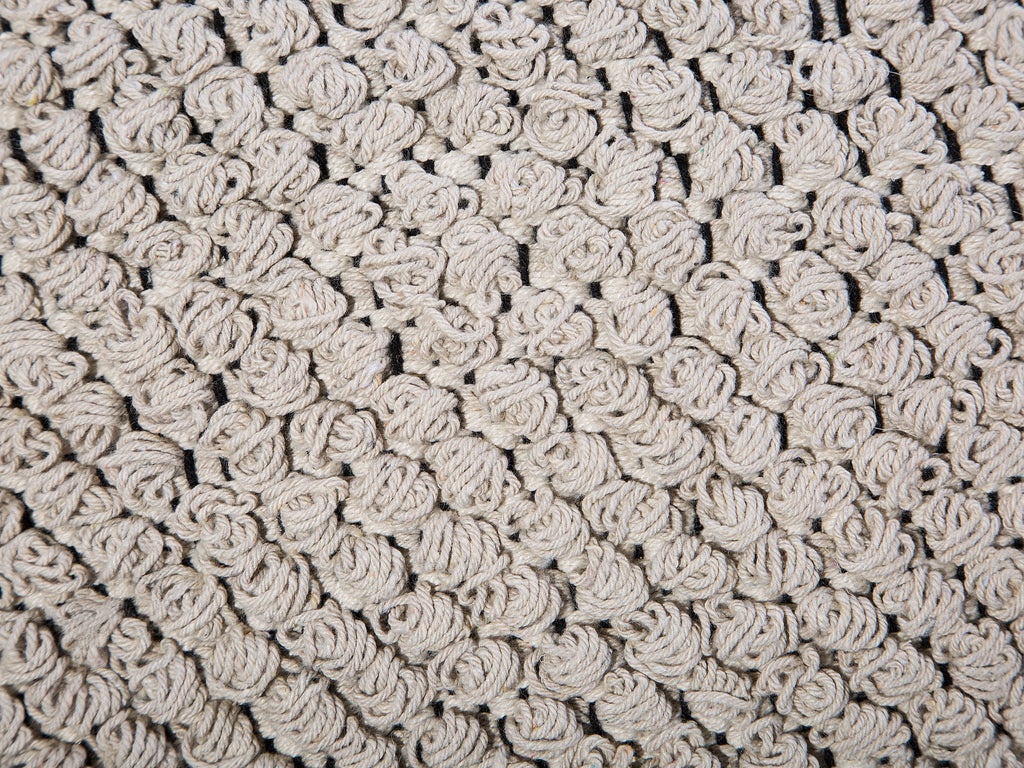 Pouffe NOIDA Cotton Beige