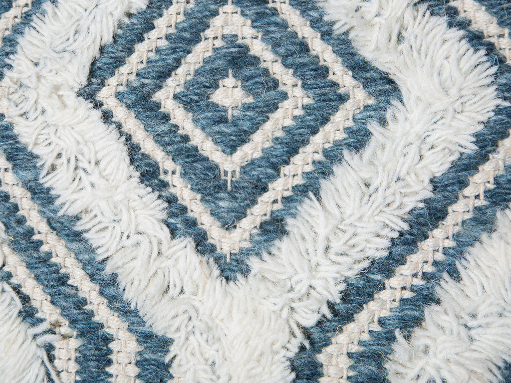  Footstool AGRA Wool White
