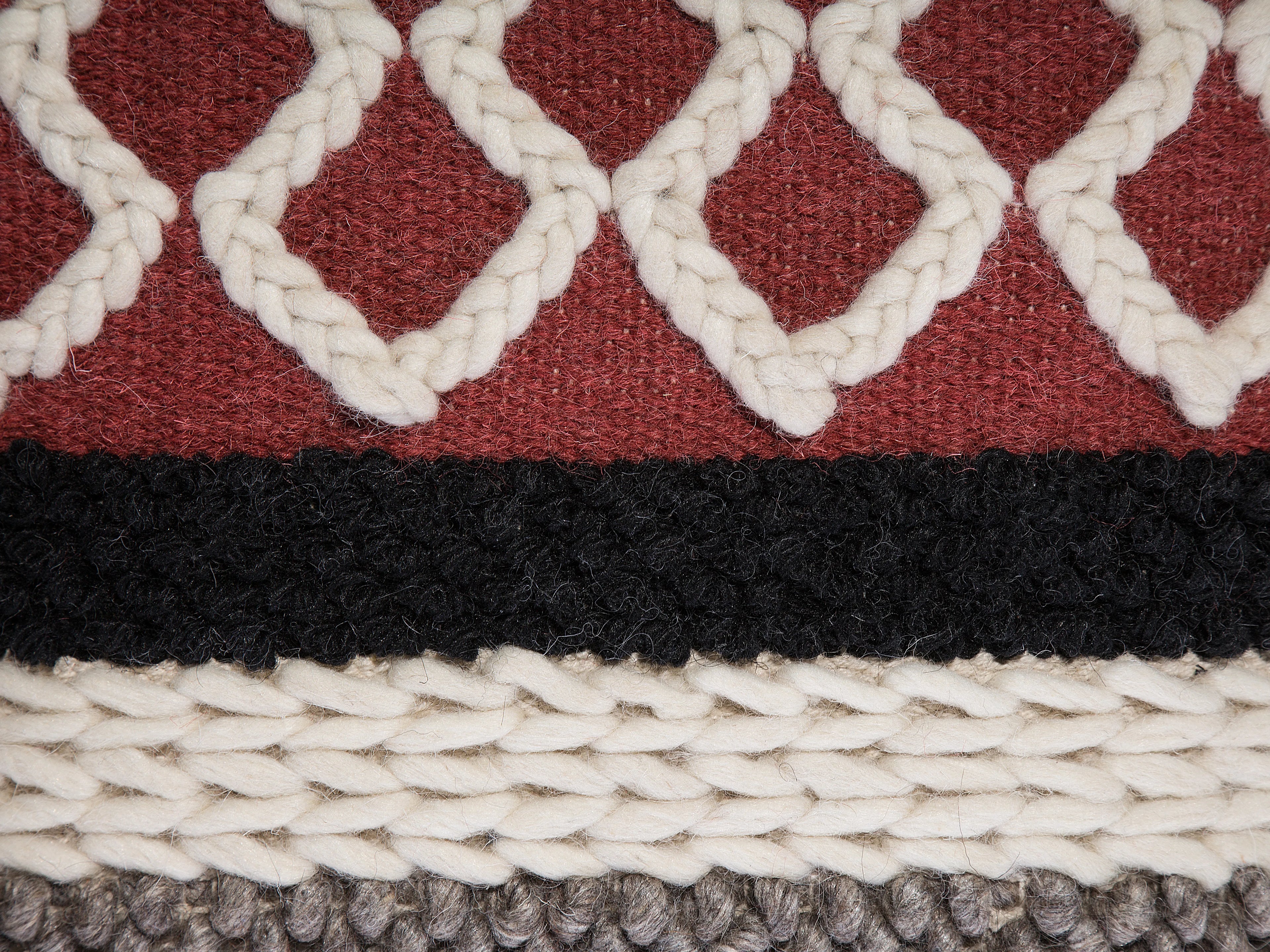  Pouffe SAGAR Cotton Multicolour