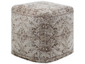  Pouffe MEERUT Cotton Taupe