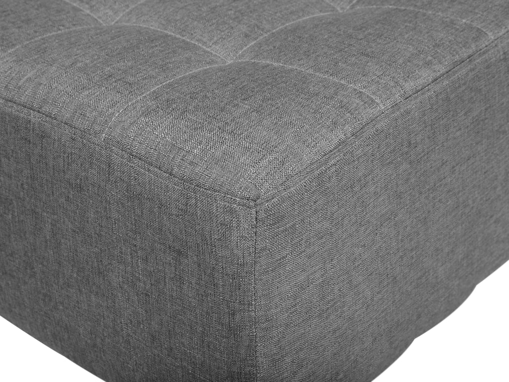  Ottoman ABERDEEN Fabric Grey