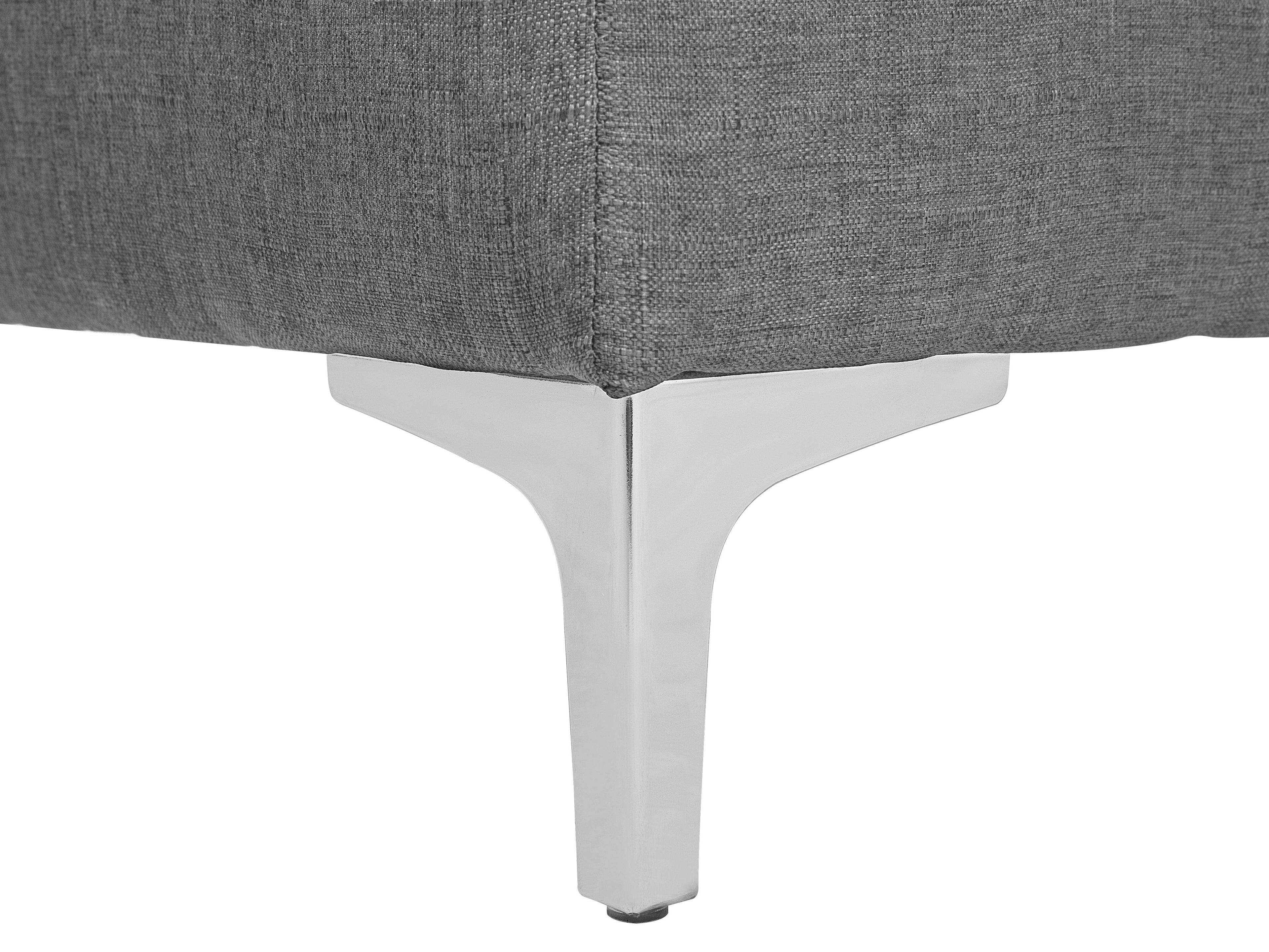  Ottoman ABERDEEN Fabric Grey
