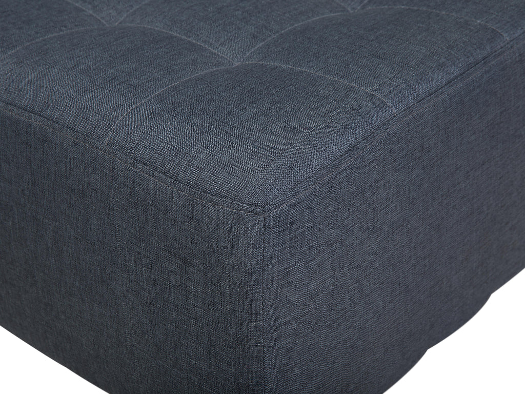  Ottoman ABERDEEN Fabric Dark Grey