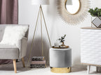  Pouffe SOPHIA Velvet Light Grey