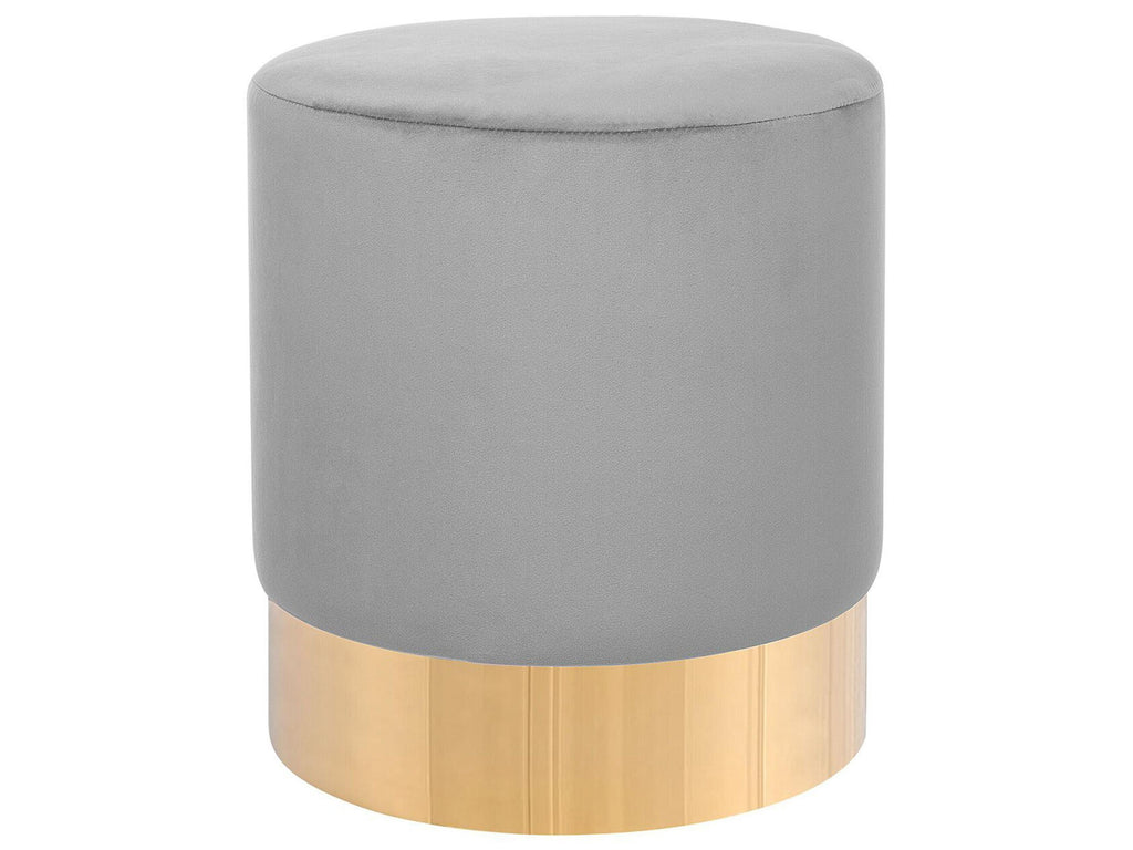  Pouffe SOPHIA Velvet Light Grey