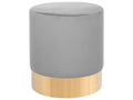  Pouffe SOPHIA Velvet Light Grey