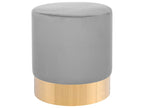 Pouffe SOPHIA Velvet Light Grey