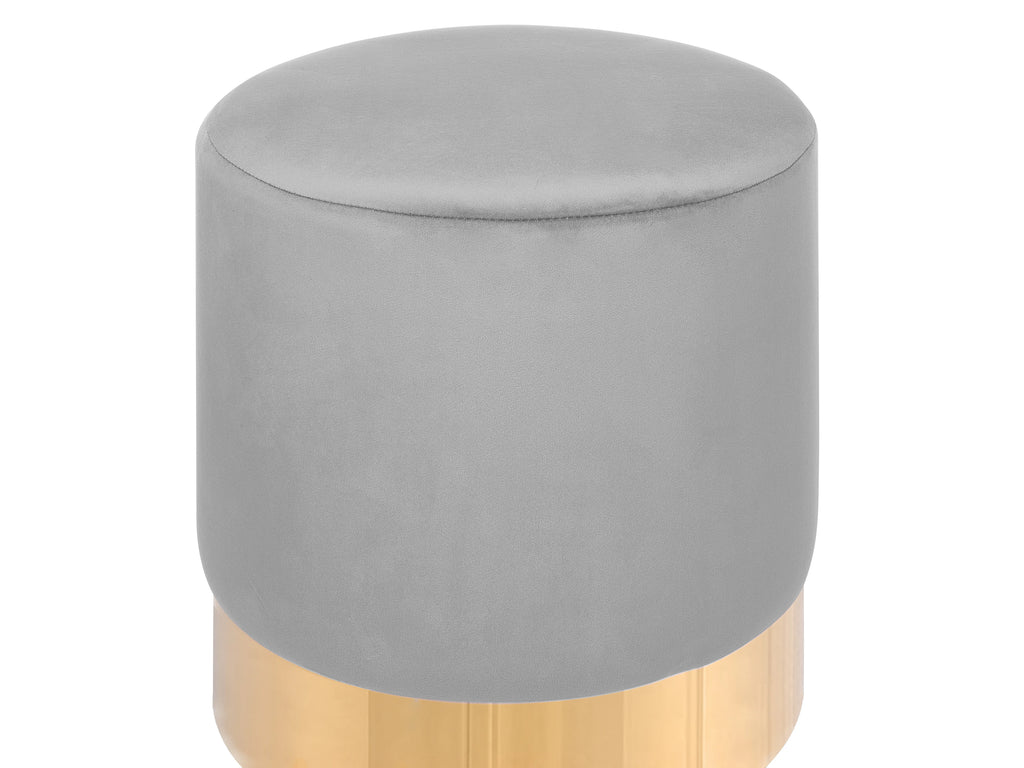  Pouffe SOPHIA Velvet Light Grey