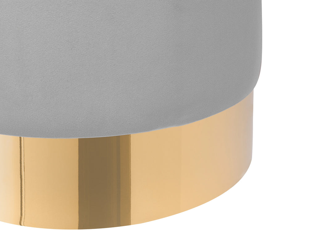  Pouffe SOPHIA Velvet Light Grey