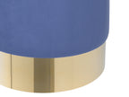  Pouffe SOPHIA Velvet Navy Blue