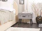  Storage Stool MALLARD Velvet Grey