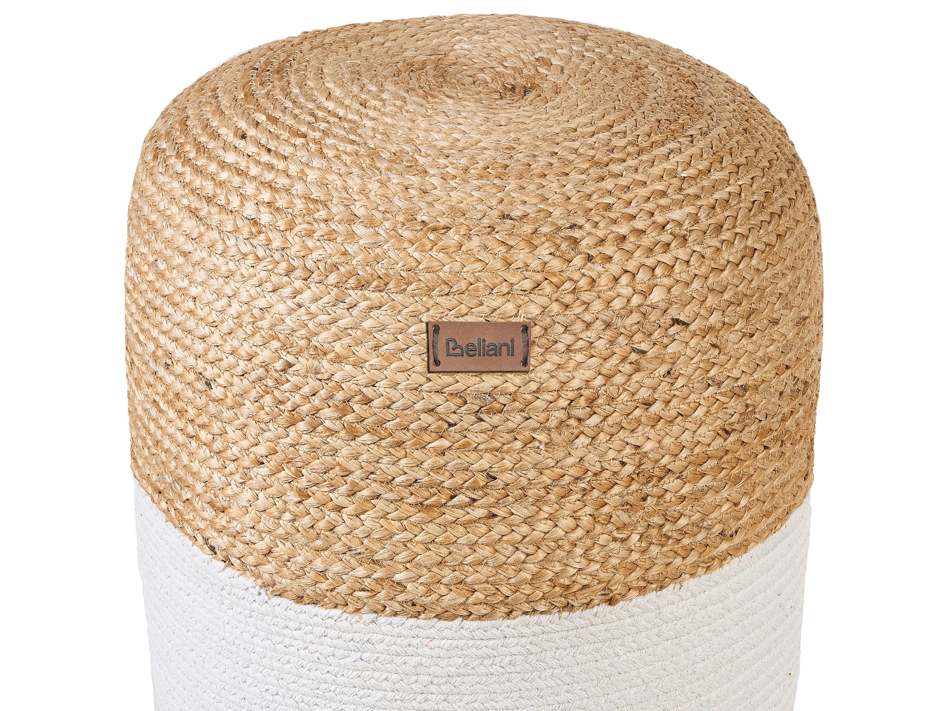  Pouffe DALAMA Jute White