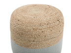  Pouffe DALAMA Jute Light Grey