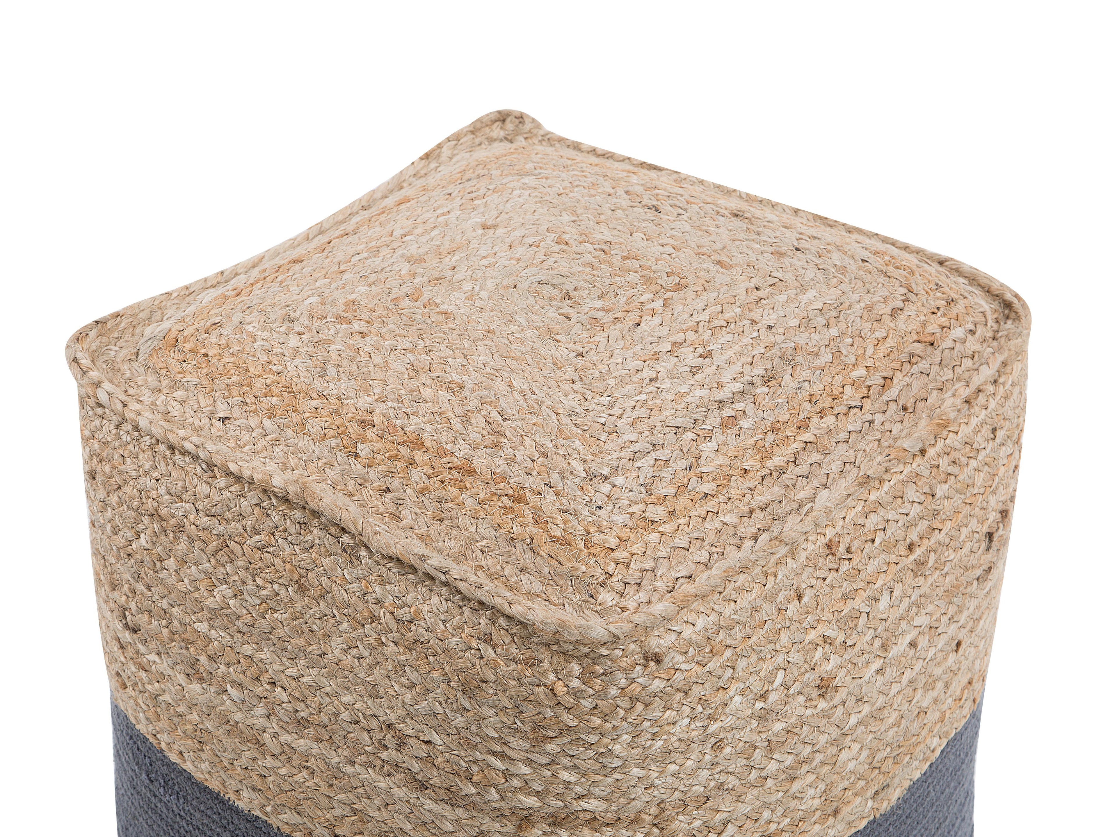  Pouffe KIRAMA Jute Dark Grey
