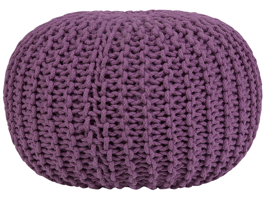  Pouffe CONRAD Cotton Purple