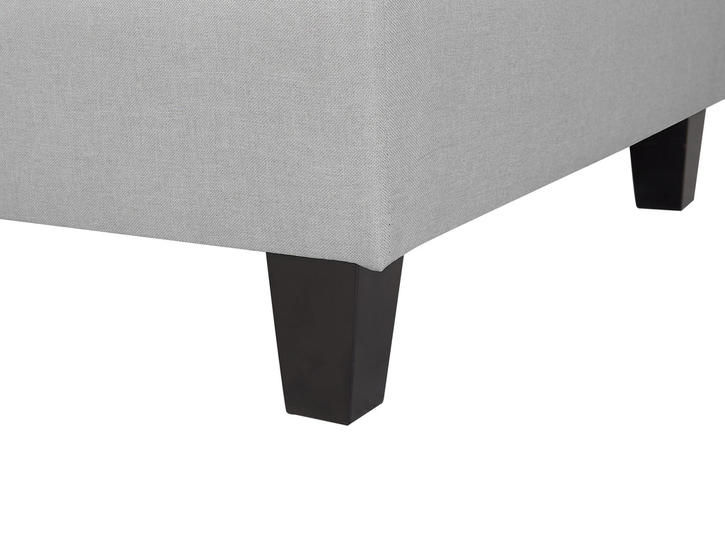  Ottoman FEVIK Fabric Light Grey