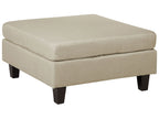  Ottoman FEVIK Fabric Beige