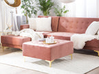  Ottoman ABERDEEN Velvet Pink