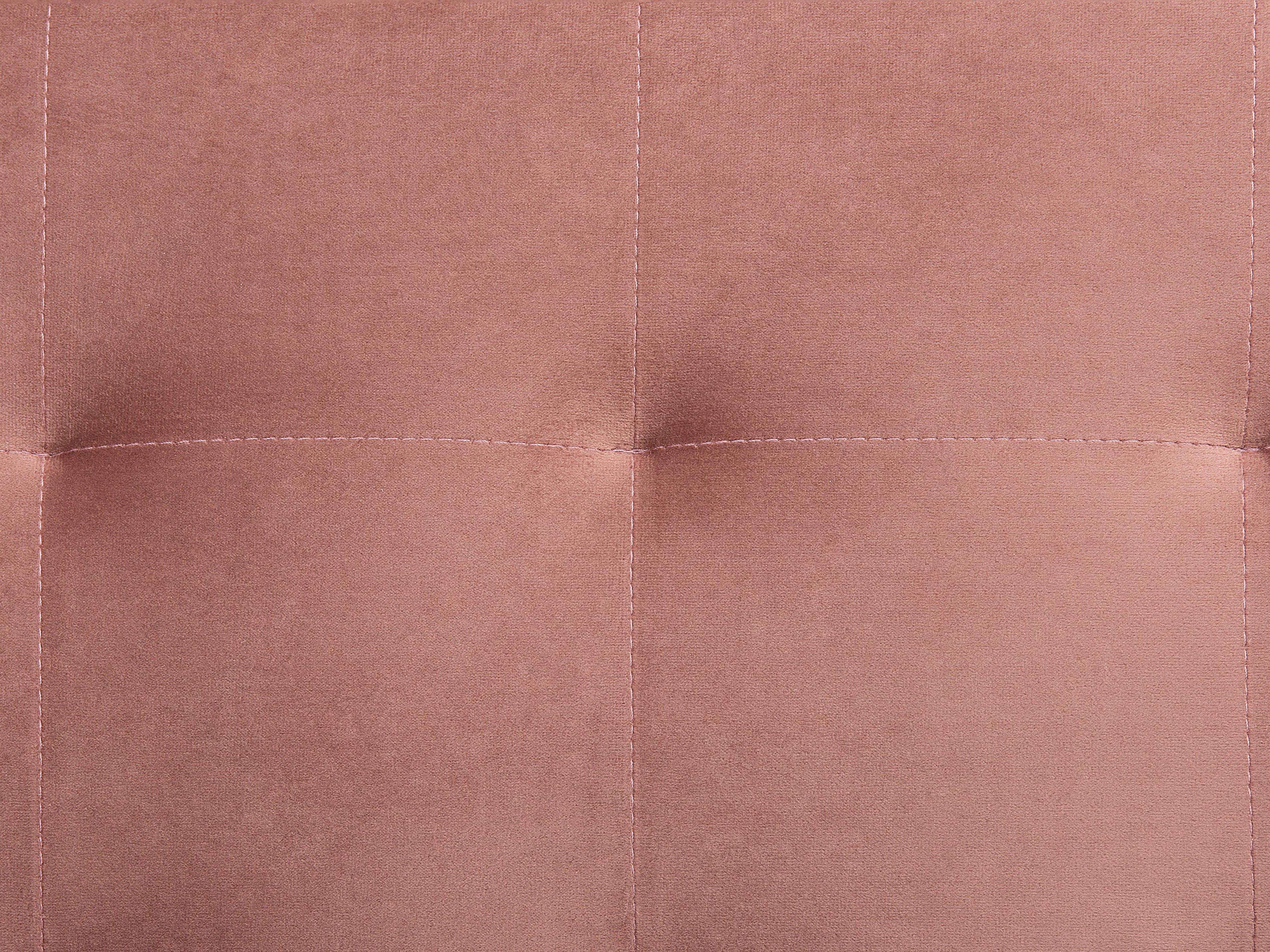  Ottoman ABERDEEN Velvet Pink