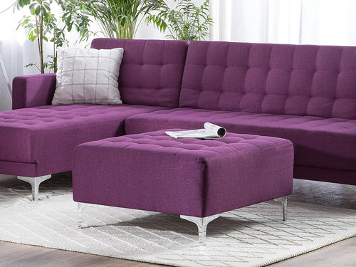  Ottoman ABERDEEN Fabric Violet