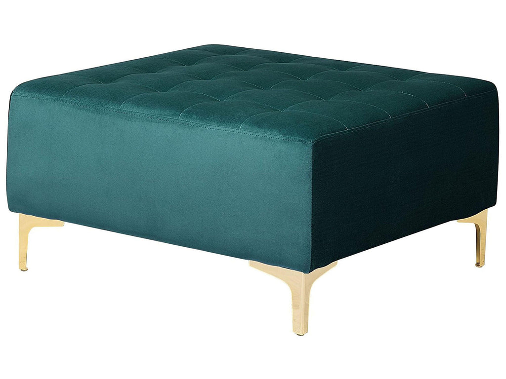 Ottoman ABERDEEN Velvet Teal